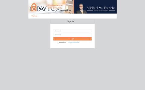 ePAY Portal