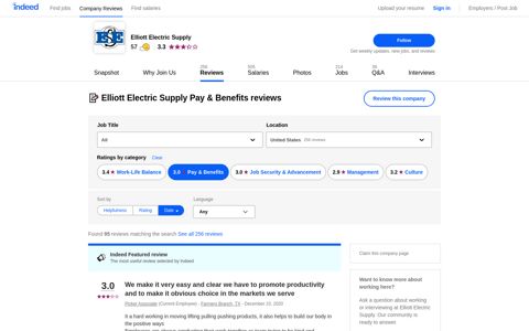 Elliott Electric Supply Pay & Benefits reviews - Indeed