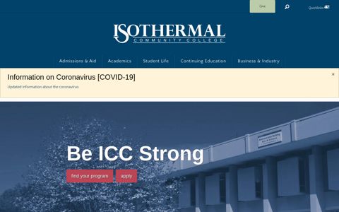 Isothermal Community College Home of the Patriots