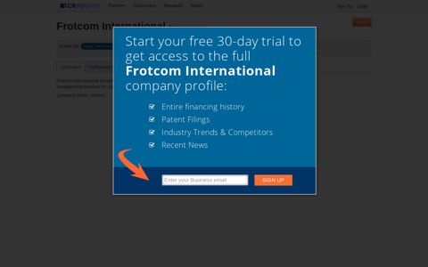 Frotcom International - CB Insights