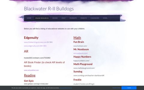 Online Resources - Blackwater R-II Bulldogs