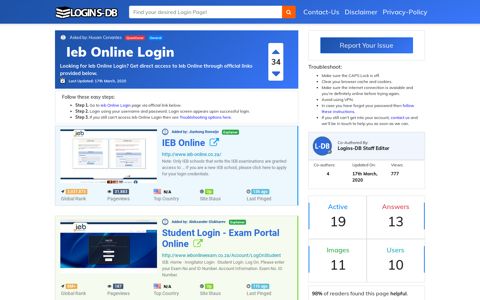 Ieb Online Login - Logins-DB