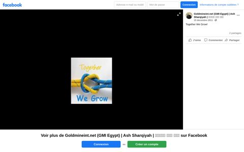 Together We Grow! - Goldmineint.net (GMI Egypt) | Ash Sharqiyah ...