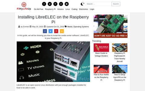 Installing LibreELEC on the Raspberry Pi - Pi My Life Up