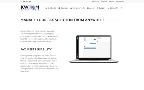 Web Portal | KwiKom Communications