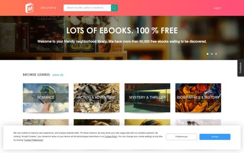 Manybooks: 50000+ Free eBooks in the Genres you Love
