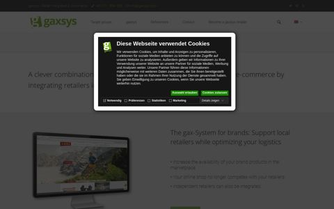 gaxsys - E-Commerce retail integration