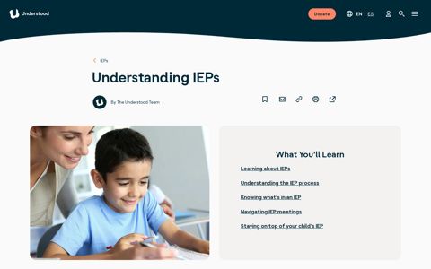 What Is an IEP? - For learning and thinking differences