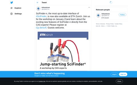 Infozentrum on Twitter: "SciFinder-n, the most up-to-date ...