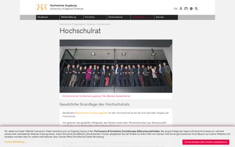 Hochschulrat - Hochschule Augsburg