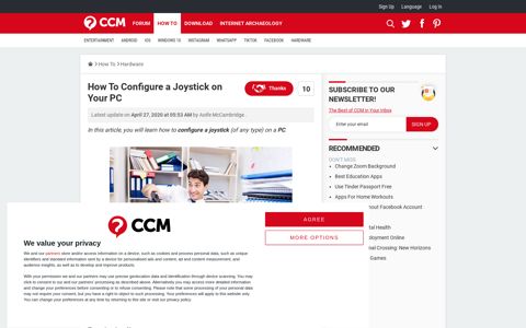 How To Configure a Joystick on Your PC - CCM