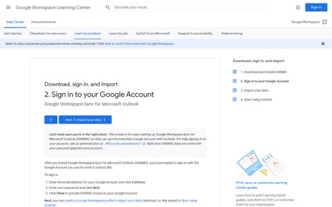 2. Sign in to your Google Account - Google Workspace ...