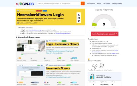 Heemskerkflowers Login