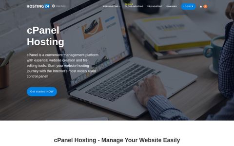 cPanel Hosting - Simple, Fast & Secure Web ... - Hosting24
