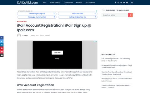 iPair Account Registration | iPair Sign up @ Ipair.com