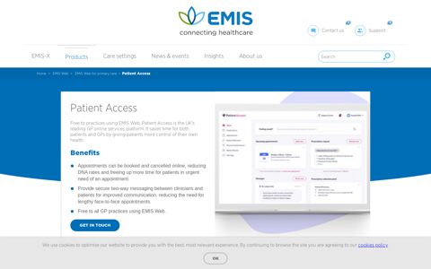 Patient Access | GP online service platform | EMIS - EMIS Health