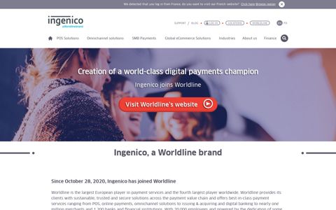 Ingenico - Global leader in seamless payment