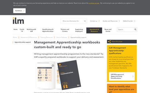 ILM Apprenticeship Workbooks