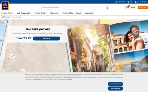 Create your own Photo Book online | ALDI Photos UK