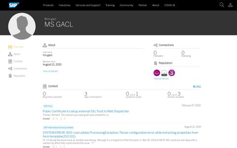 MS GACL | SAP People - SAP.com