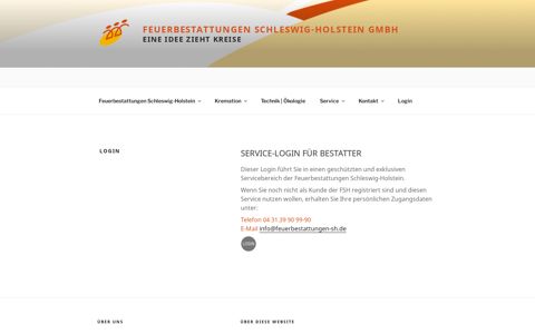 Login – Feuerbestattungen Schleswig-Holstein GmbH
