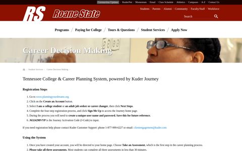 Tennessee College & Career Planning System, powered by ...