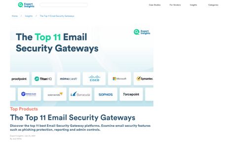 The Top 11 Email Security Gateways | Expert Insights