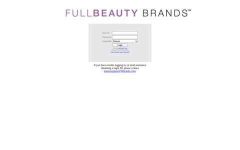 FullBeauty Brands - LOG-NET Login