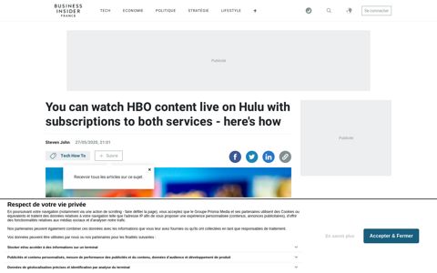 How to watch HBO live on Hulu with two subscriptions ...