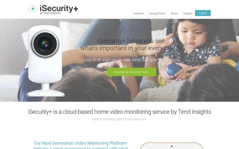 iSecurity+ by Tend Insights | Home Video Monitoring