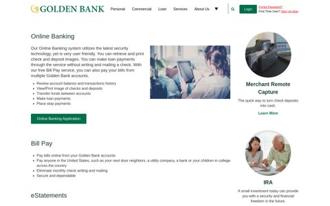 Online Banking :: Golden Bank, N.A.