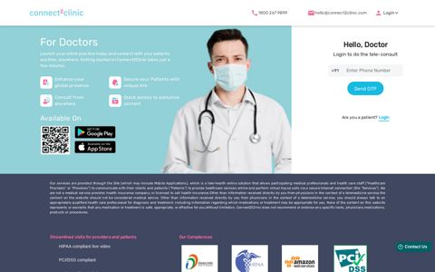 Doctor Login - Connect2Clinic