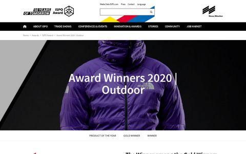 ISPO Award Winner 2020 Outdoor - ISPO.com