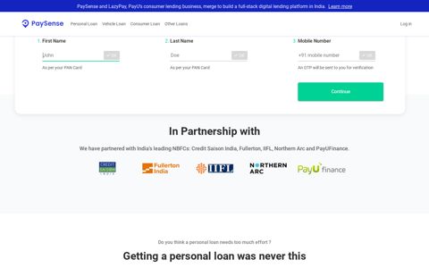 PaySense: Get Instant Personal Loan Online up to ₹5 Lakhs