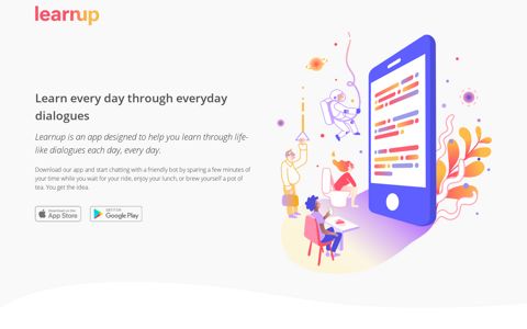 Learnup - Learn every day through everyday dialogues