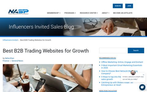Best B2B Trading Websites for Growth - NASP