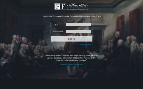 Login to the Founders Financial Enterprise Management Suite ...