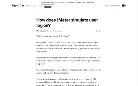 How does JMeter simulate user log on? | by Signal Cat | Medium