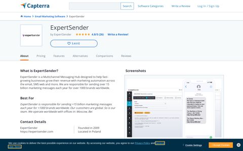 ExpertSender Reviews and Pricing - 2020 - Capterra