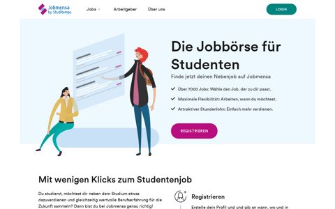 Jobmensa: Die Jobbörse für Studenten