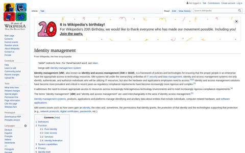 Identity management - Wikipedia