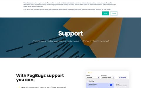 Email Ticketing and Support | FogBugz