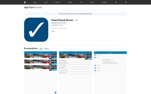 ‎FleetCheck Driver on the App Store