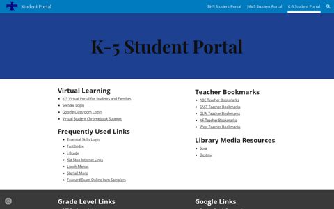 Student Portal - K-5 Student Portal - Google Sites