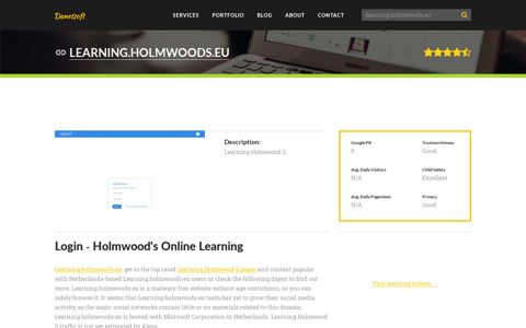 Welcome to Learning.holmwoods.eu - Login - Holmwood's ...