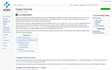 Enigma2 Backend - Official Kodi Wiki