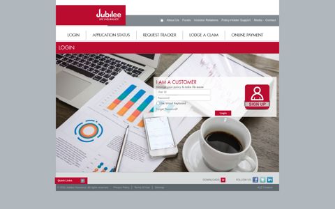 Login - Portal | Jubilee Life - Jubilee Life Insurance