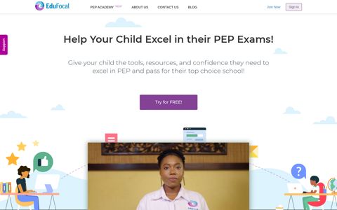 EduFocal - PEP Online Practice Exams