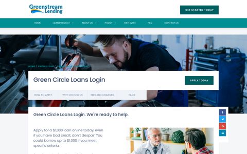 Green Circle Loans Login - Green Stream Lending