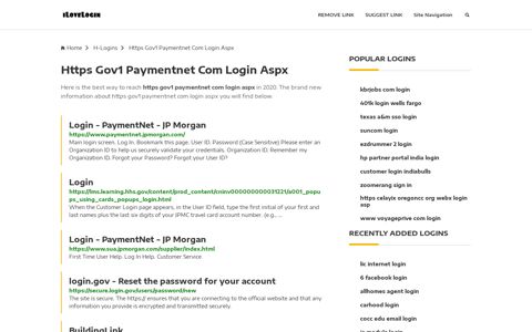 Https Gov1 Paymentnet Com Login Aspx ❤️ One Click Access